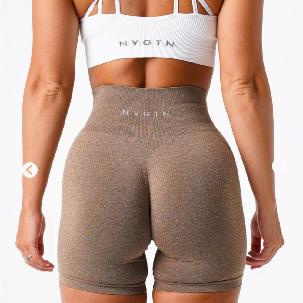 NVGTN. Mocha pro shorts. Spandex shorts. Size Medium. NEW